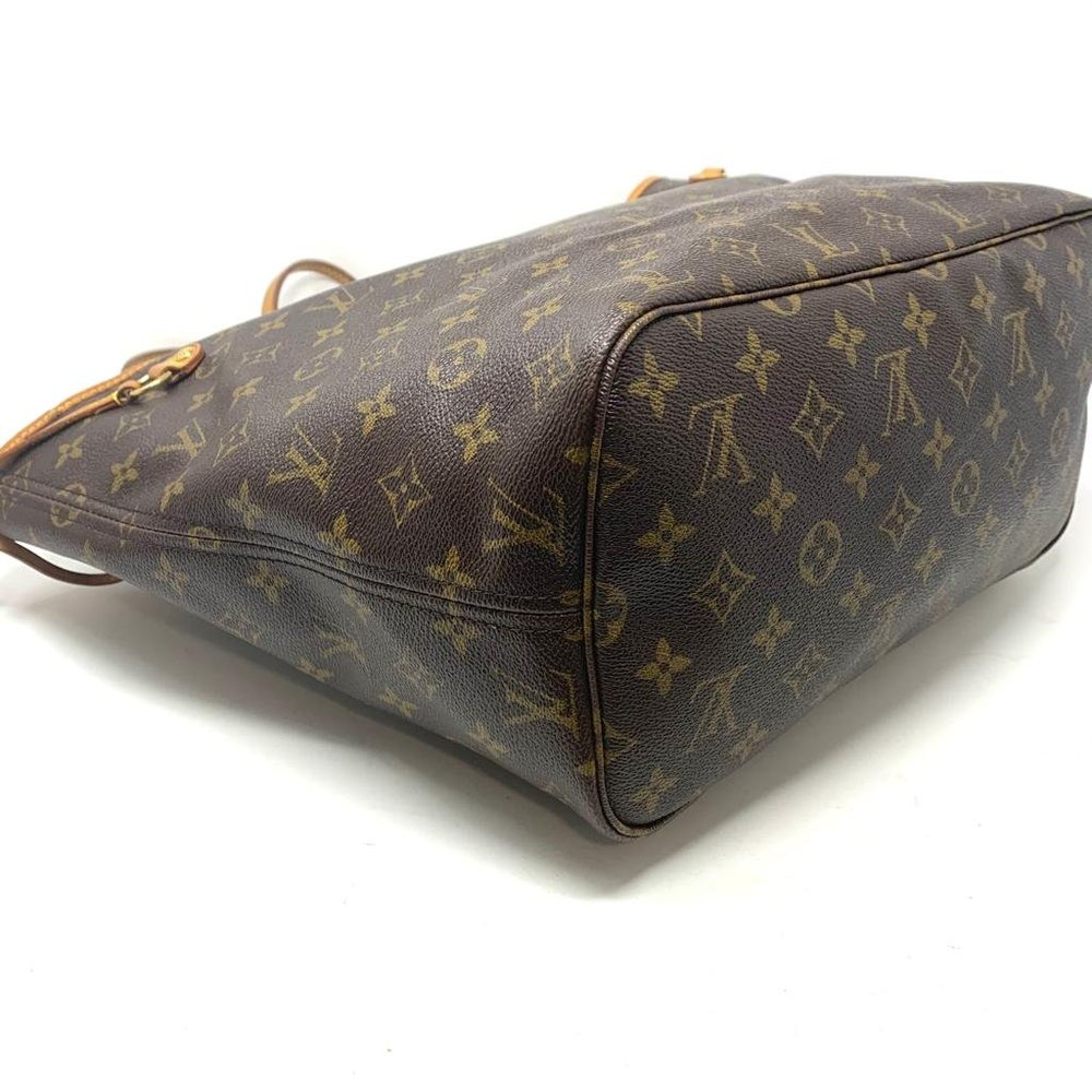 AUTH LOUIS VUITTON MONOGRAM NEVERFULL MM TOTE BAG - Picture 11 of 16
